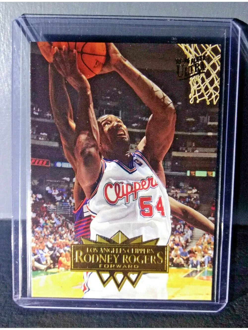 1995-96 Rodney Rogers Fleer Ultra #223 Basketball Card